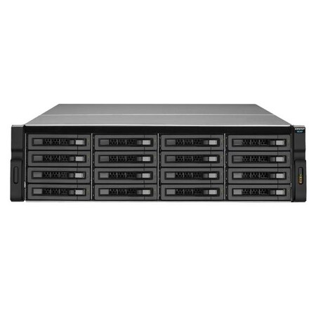 Qnap SAS/SATA/SSD 16-Bay 3U Rackmount RAID Expansion Enclosure for NAS REXP-1620U-RP-US